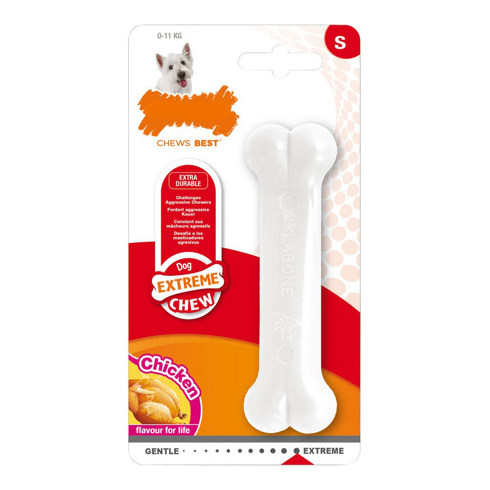 Chicken Nylon Dog chewing toy Nylabone Extreme Chew Size S