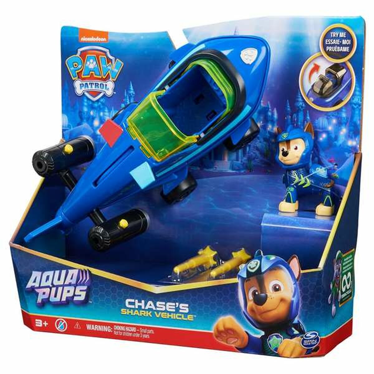 Véhicule The Paw Patrol Aqua Pups 10,25 x 3,88 x 9,5 cm