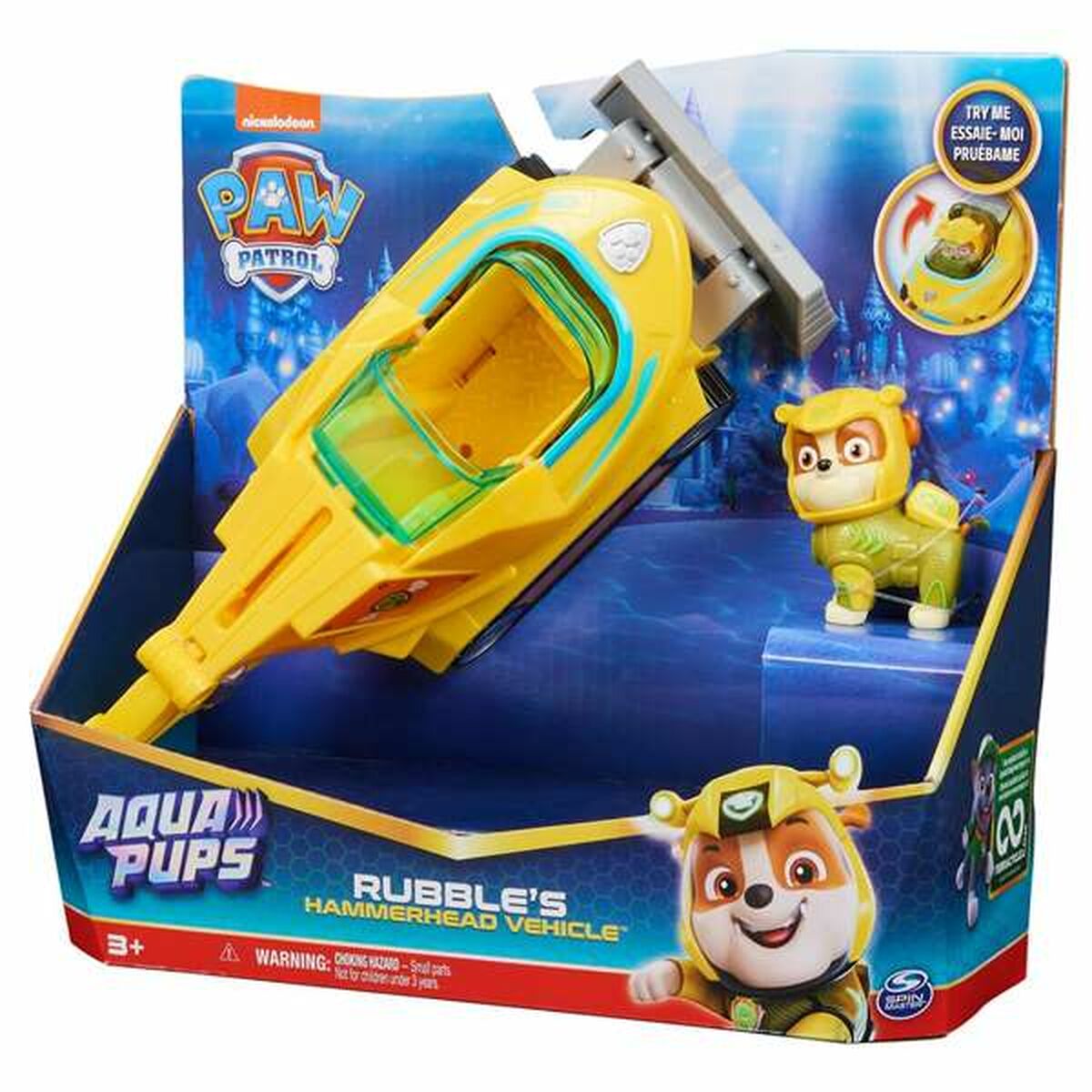Véhicule The Paw Patrol Aqua Pups 10,25 x 3,88 x 9,5 cm