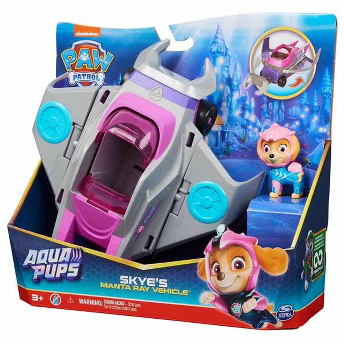 Véhicule The Paw Patrol Aqua Pups 10,25 x 3,88 x 9,5 cm