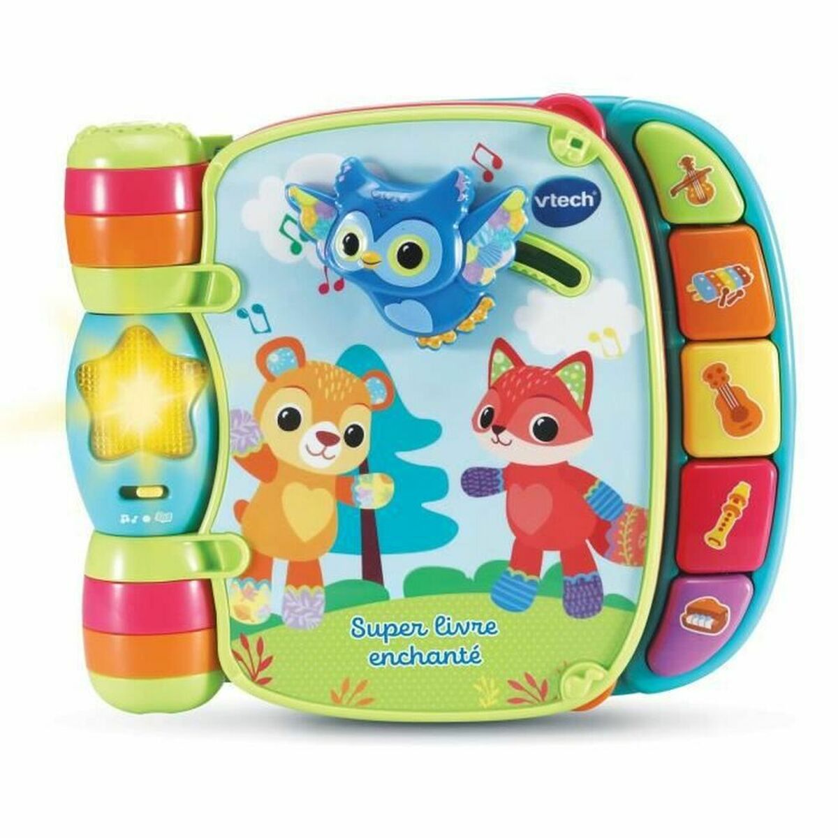 Children's interactive book Vtech Baby Super Enchanted Book of Baby Kitties-0