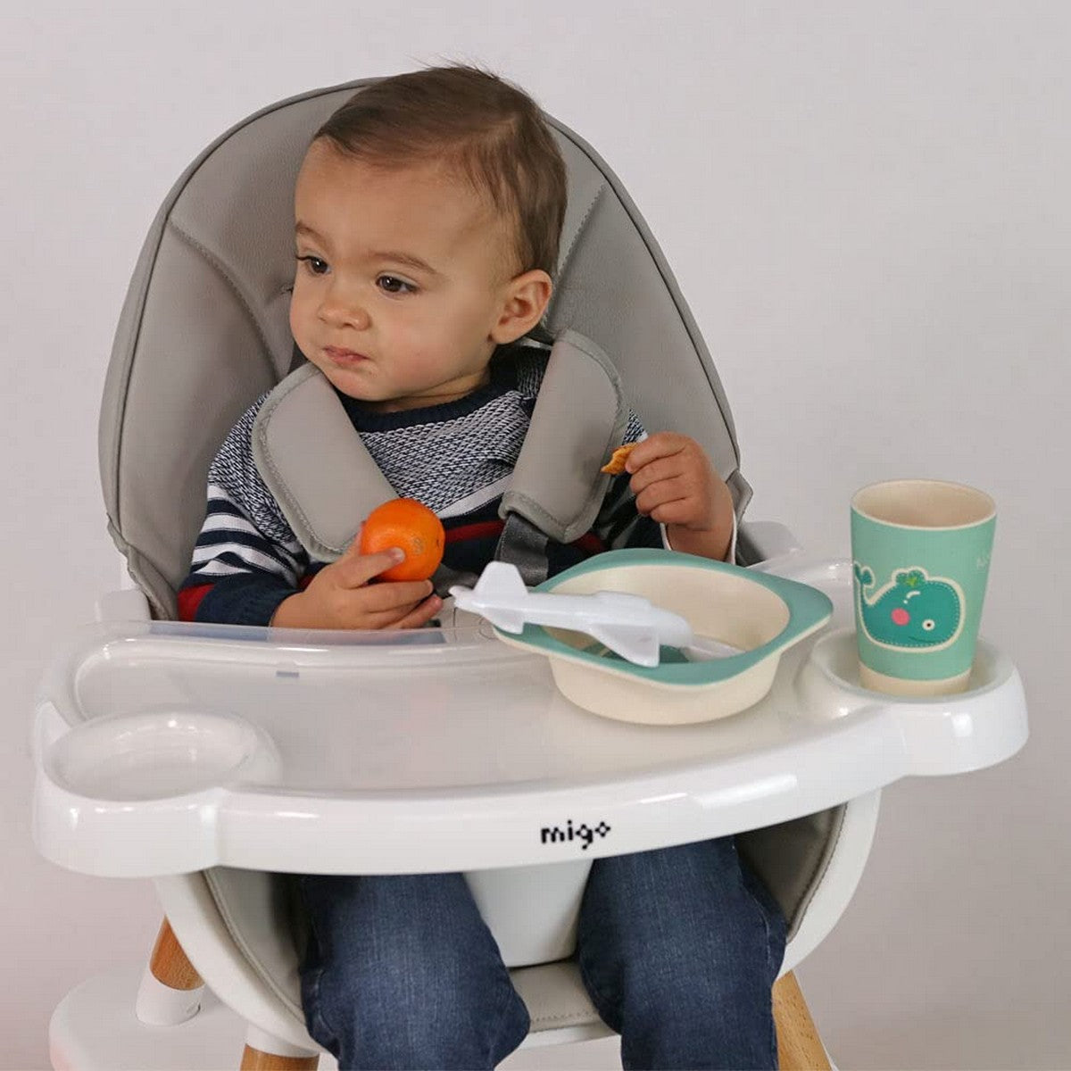 Highchair Nania Red Grey 6 - 36 Months