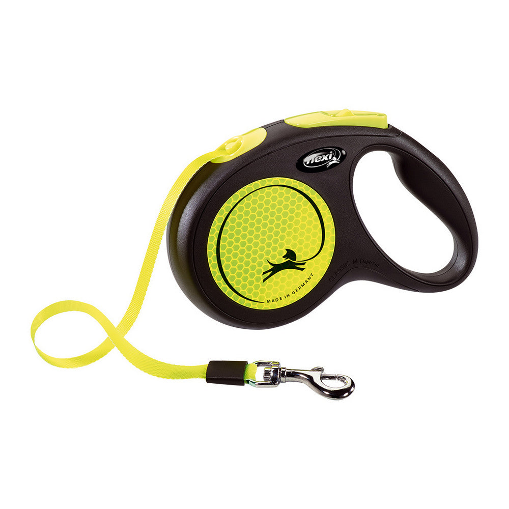NEW CLASSIC NEON Dog Lead Flexi Size S