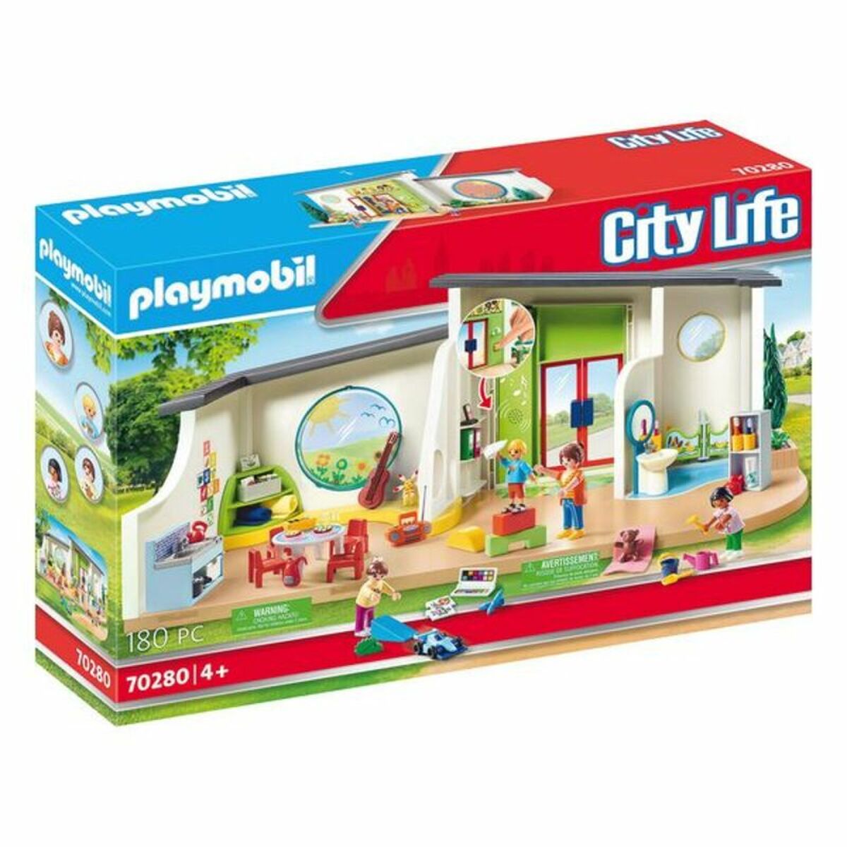 Playset City Life Rainbow Nursery Playmobil (180 pcs)