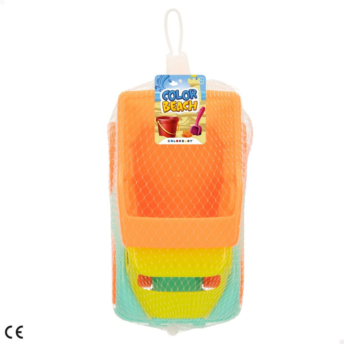 Tipper Truck Colorbaby 18 cm Beach Plastic (24 Units)-1