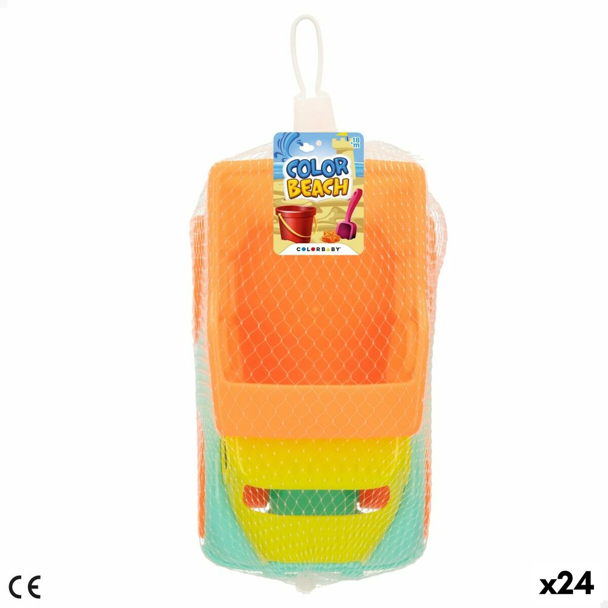 Tipper Truck Colorbaby 18 cm Beach Plastic (24 Units)-4