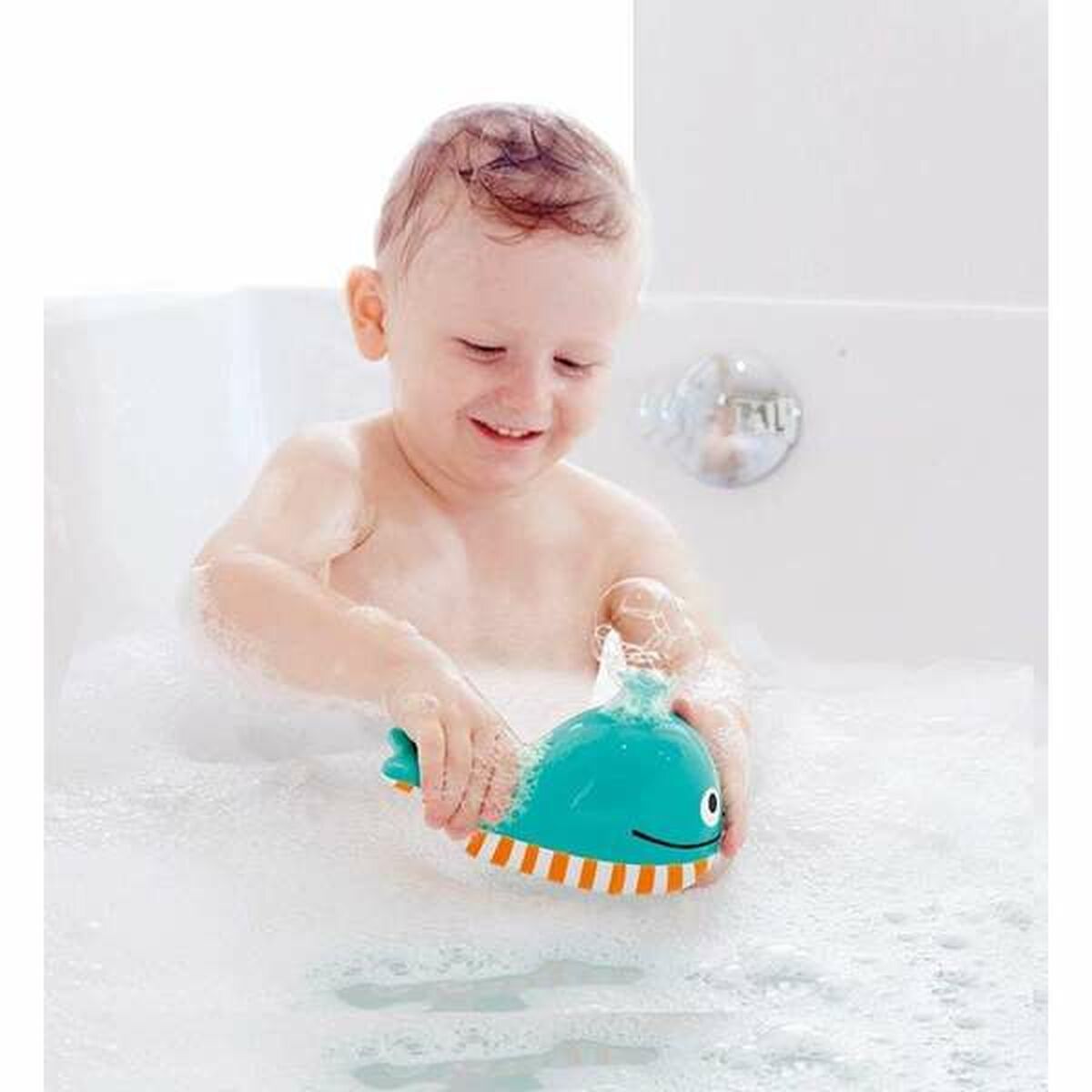 Bath Toy Hape Bubble Blowing Whale 14,6 x 9 x 8,8 cm