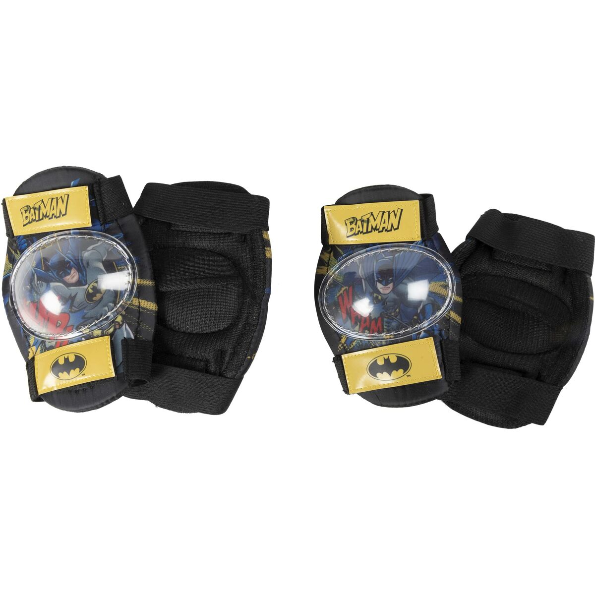 Elbow and Knee Pad Kit Batman CZ10957 Black/Yellow-1