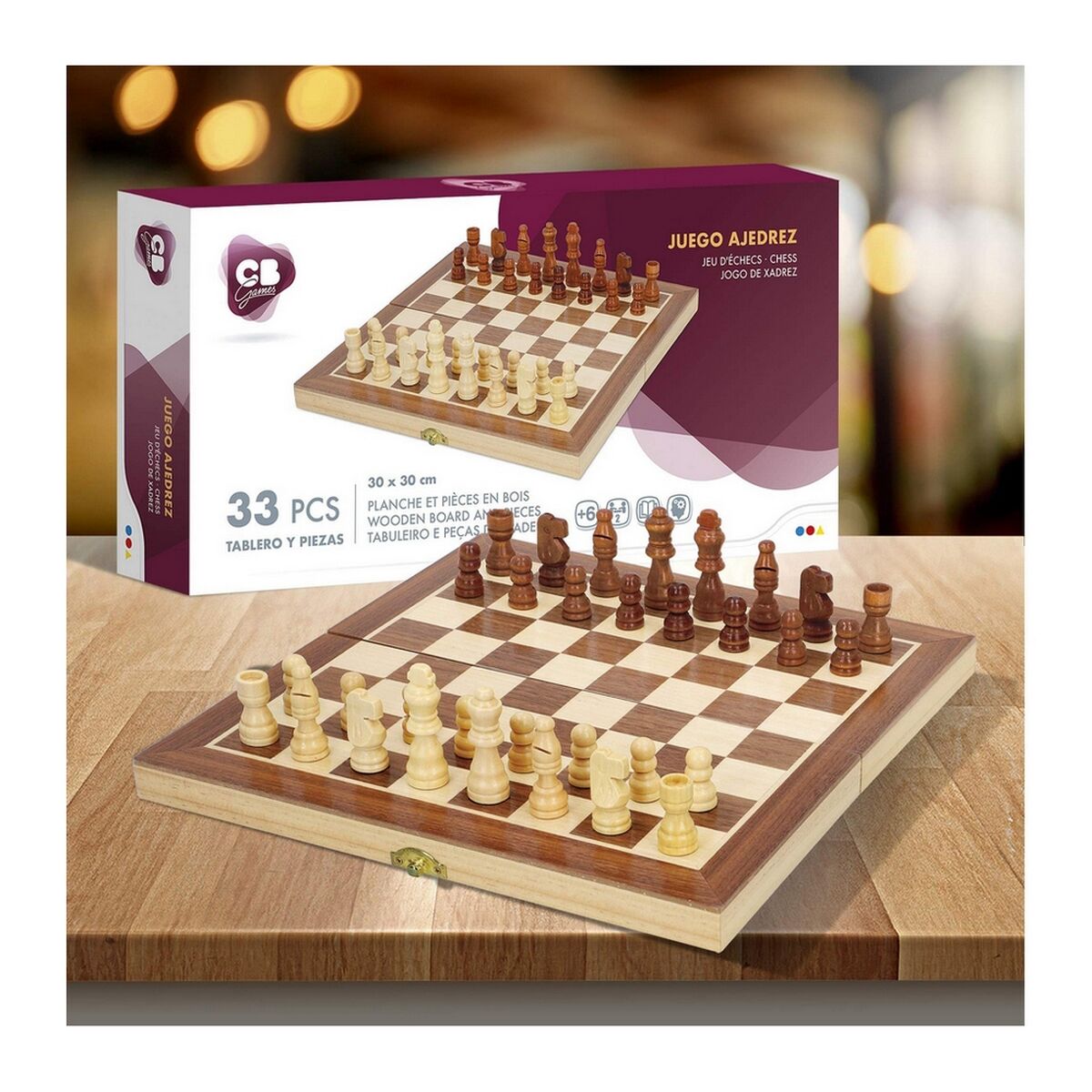 Schach Colorbaby 33 Stücke (30 x 30 cm)