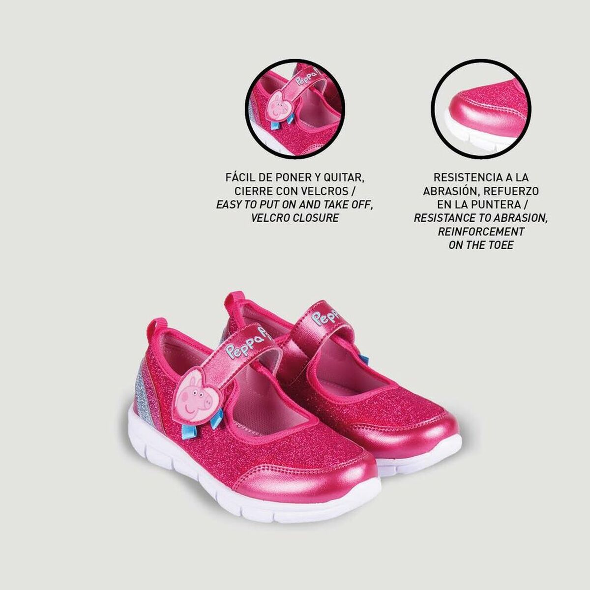 Sports Shoes for Kids Peppa Pig Pink
