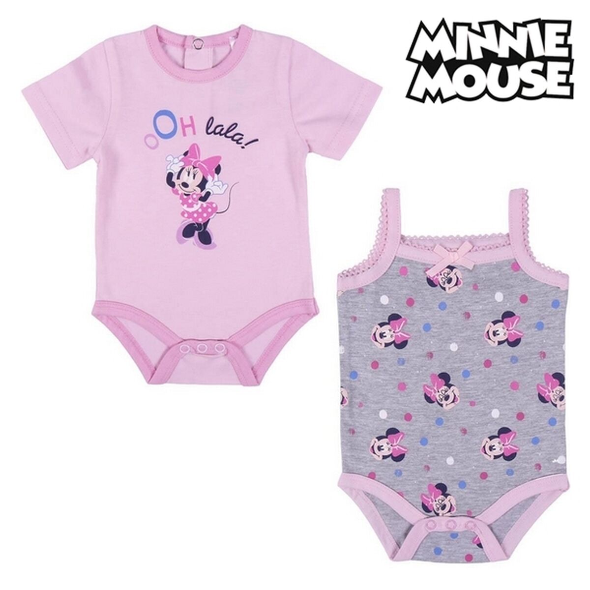 Leotard Minnie Mouse Grey Pink