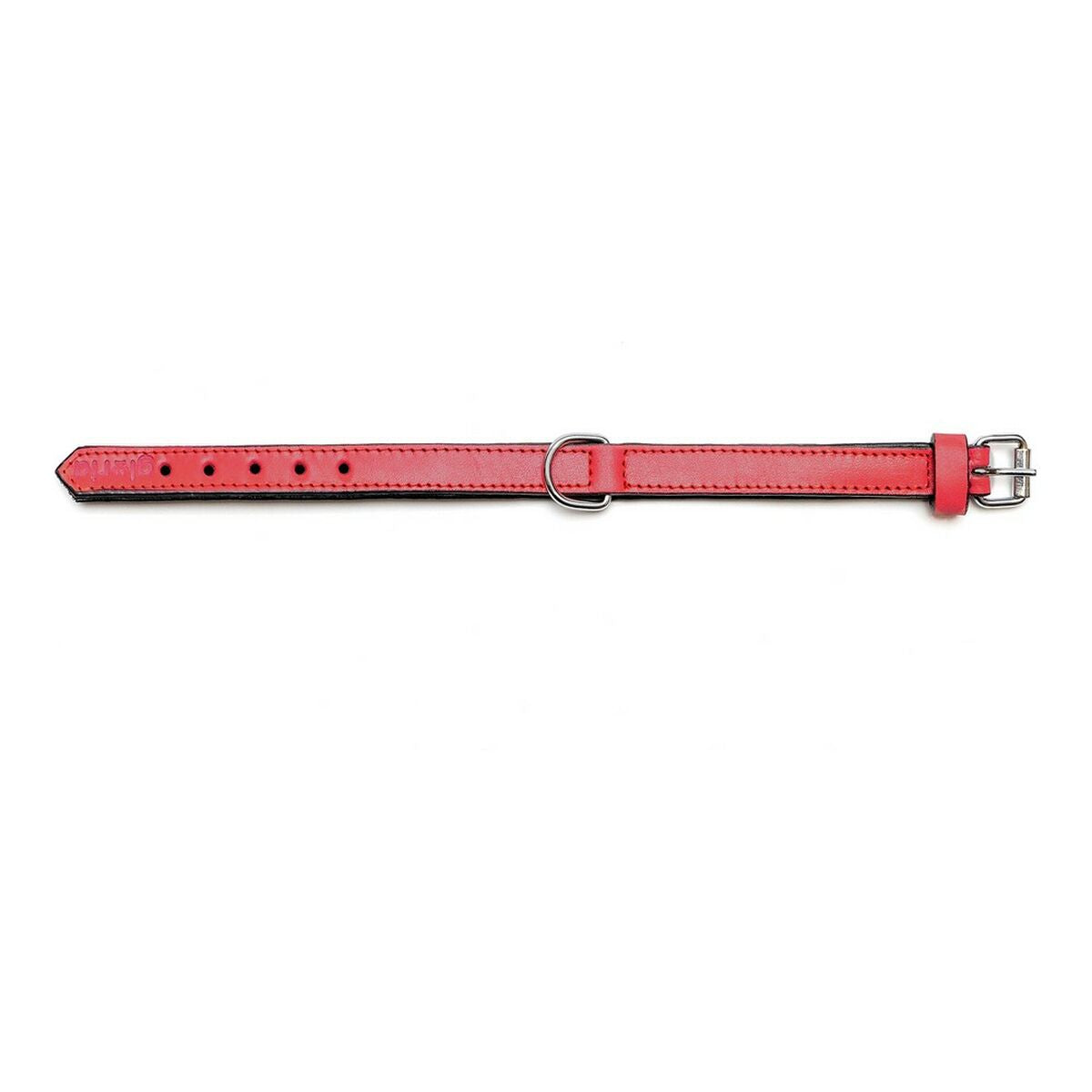 Gloria Padded Red Dog collar