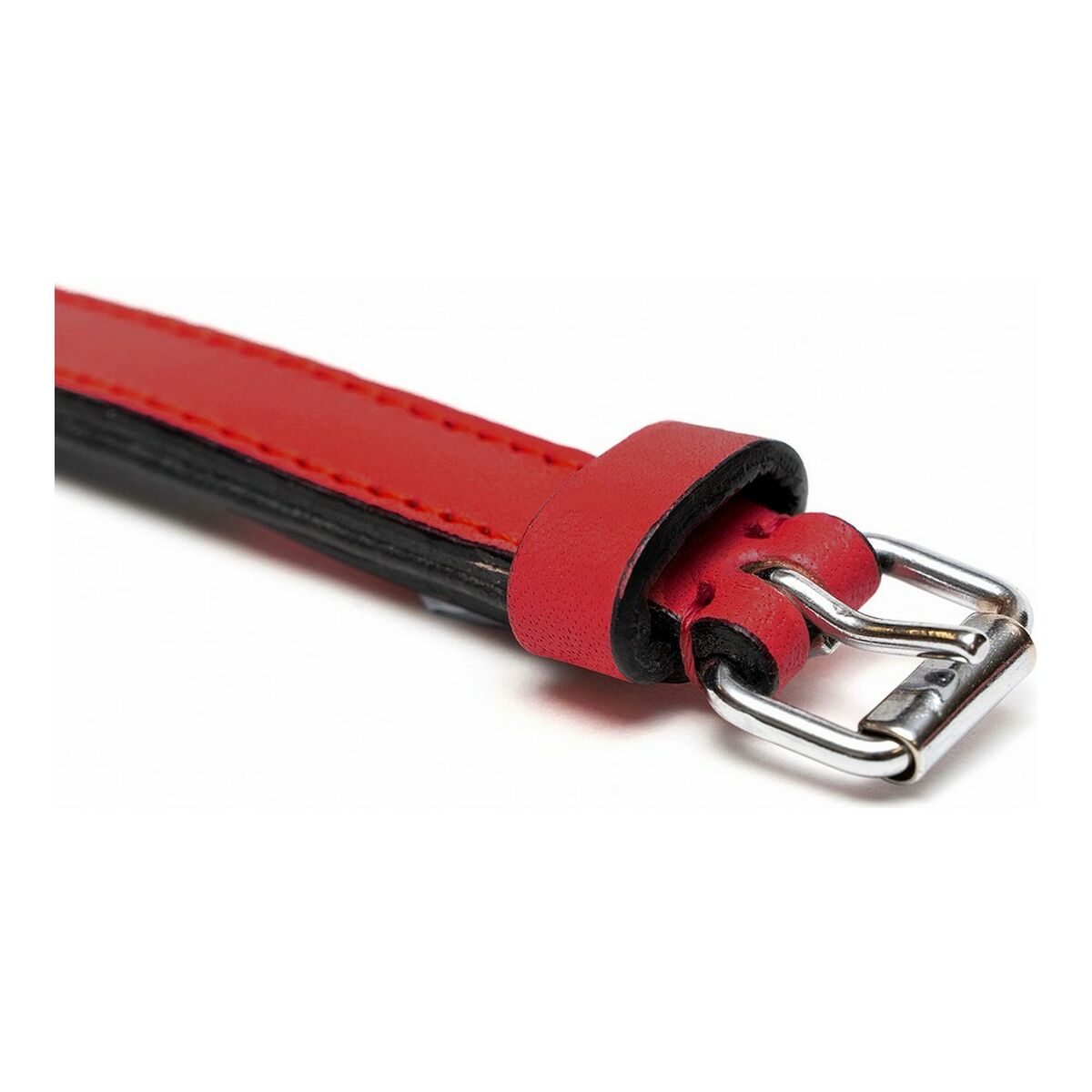 Gloria Padded Red Dog collar