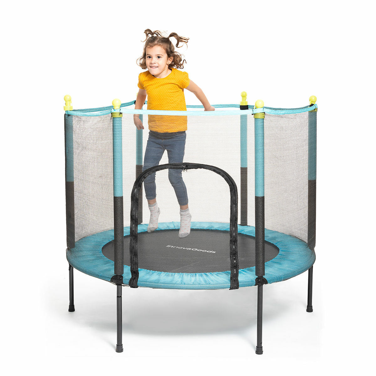 Kids Play Trampoline with Safety Enclosure Kidine