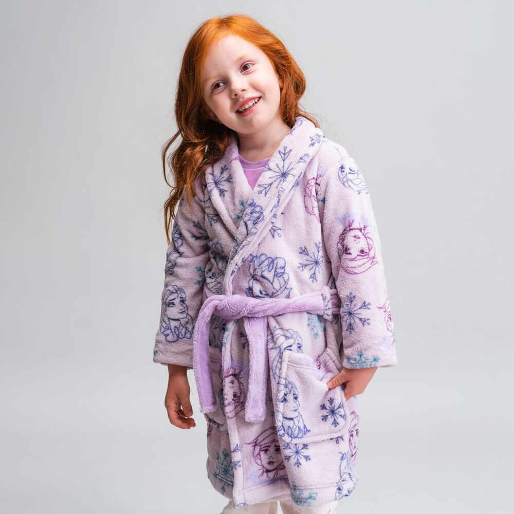 Children's Dressing Gown Frozen Lilac