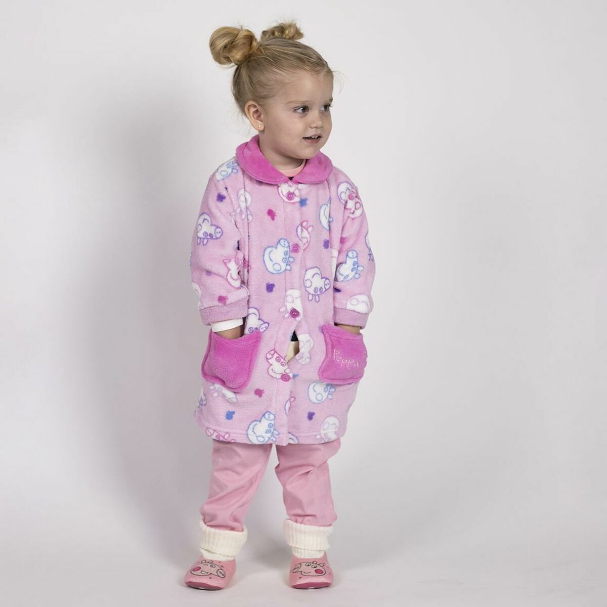 Children's Dressing Gown Peppa Pig Pink-2