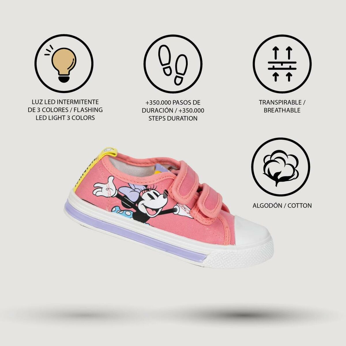 Children’s Casual Trainers Minnie Mouse Pink-3
