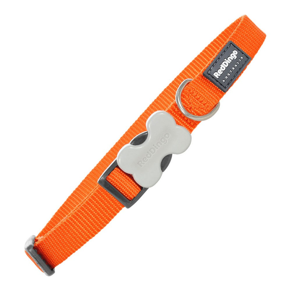 Dog collar Red Dingo Smooth Orange