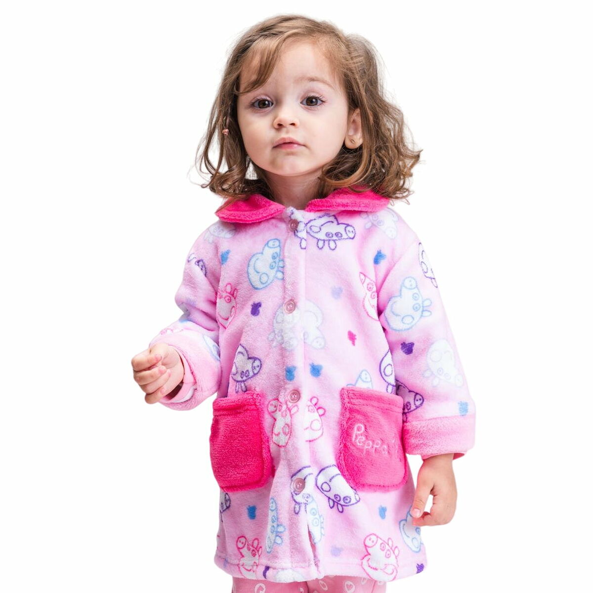 Children's Dressing Gown Peppa Pig Pink-0