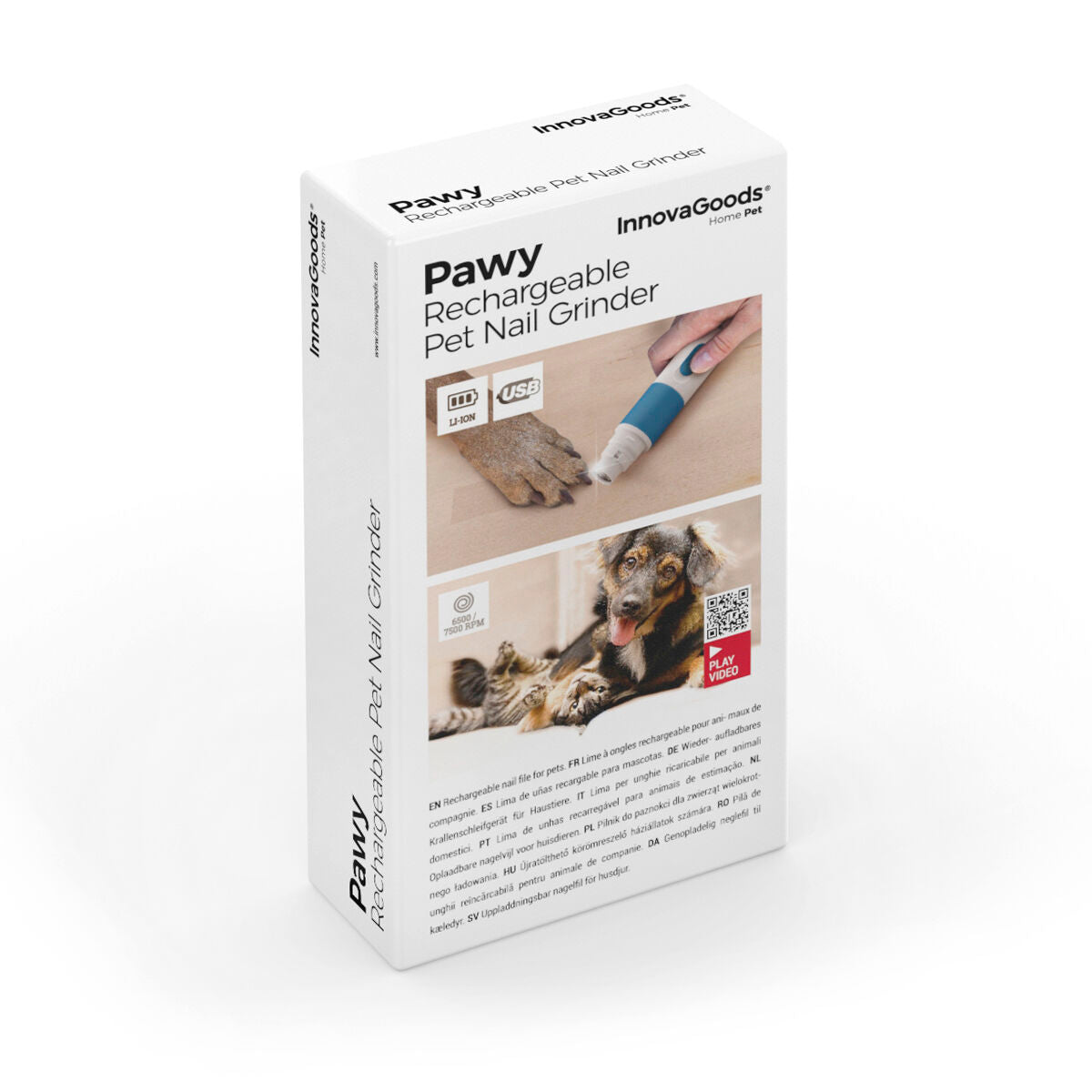 Rechargeable Pet Nail File Pawy