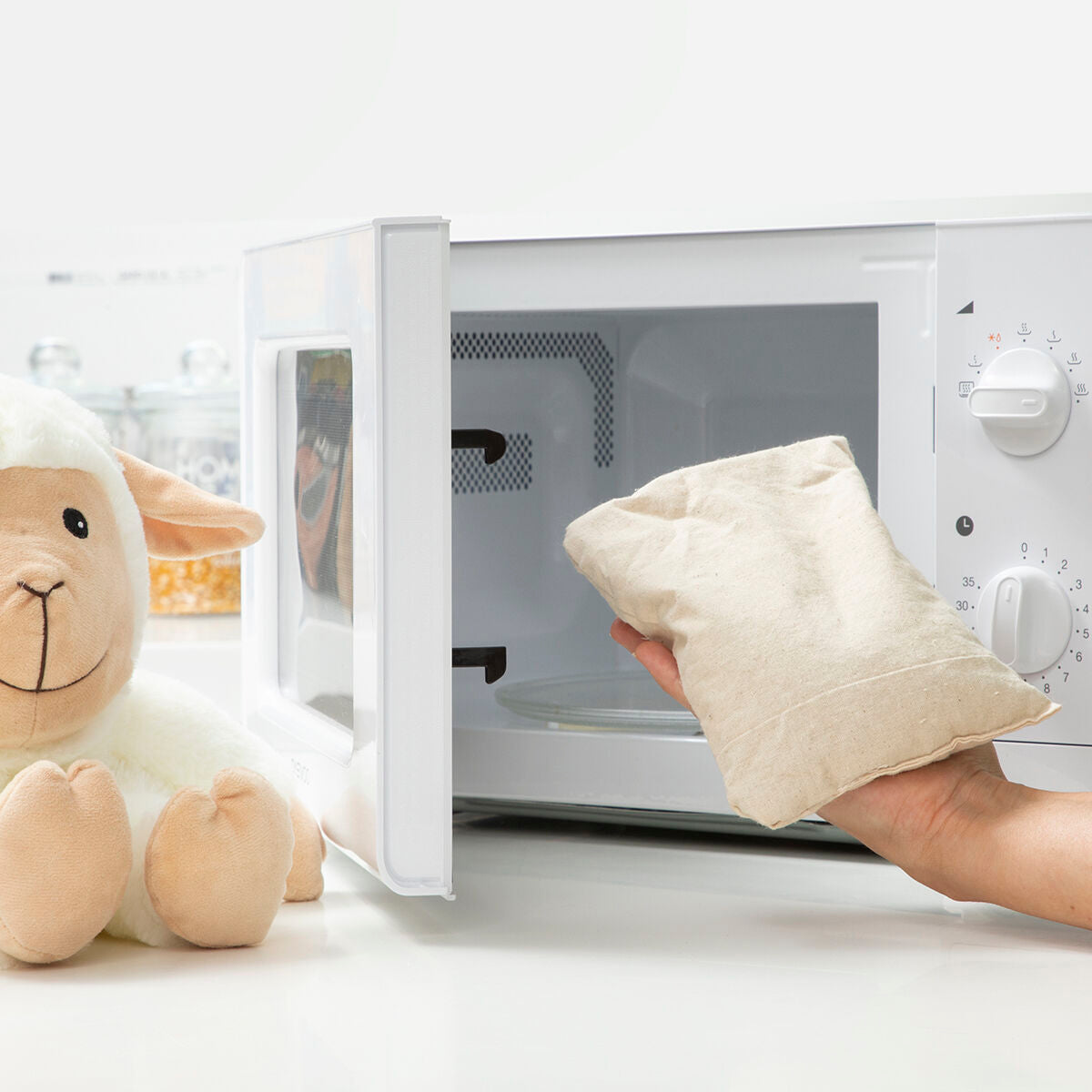 Sheep Soft Toy with Warming and Cooling Effect Wooly