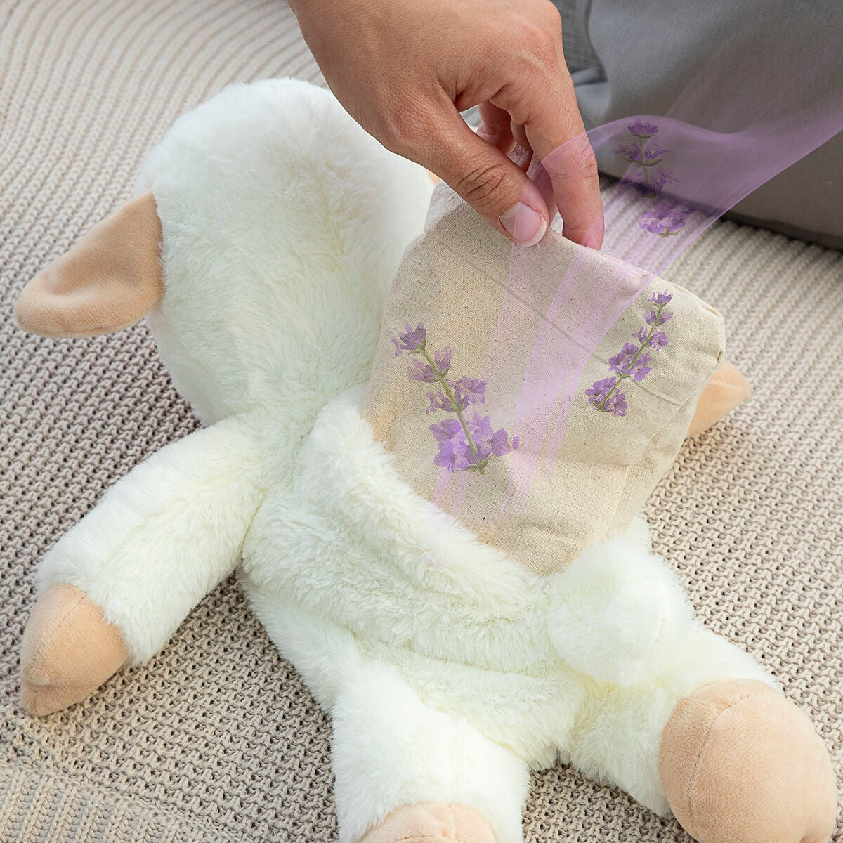 Sheep Soft Toy with Warming and Cooling Effect Wooly