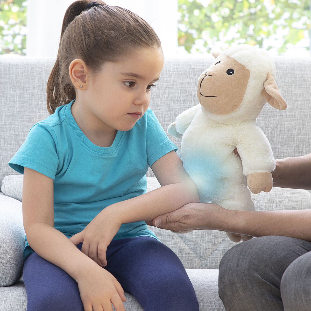 Sheep Soft Toy with Warming and Cooling Effect Wooly