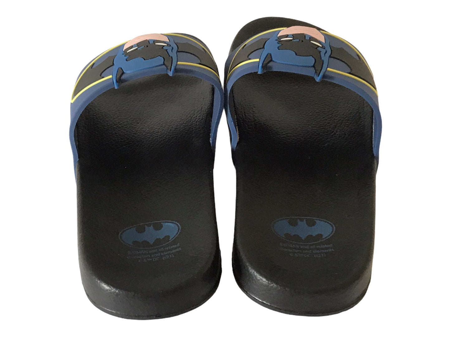Boys' Batman Kids Flip Flop Beach Sandals Blue & Black