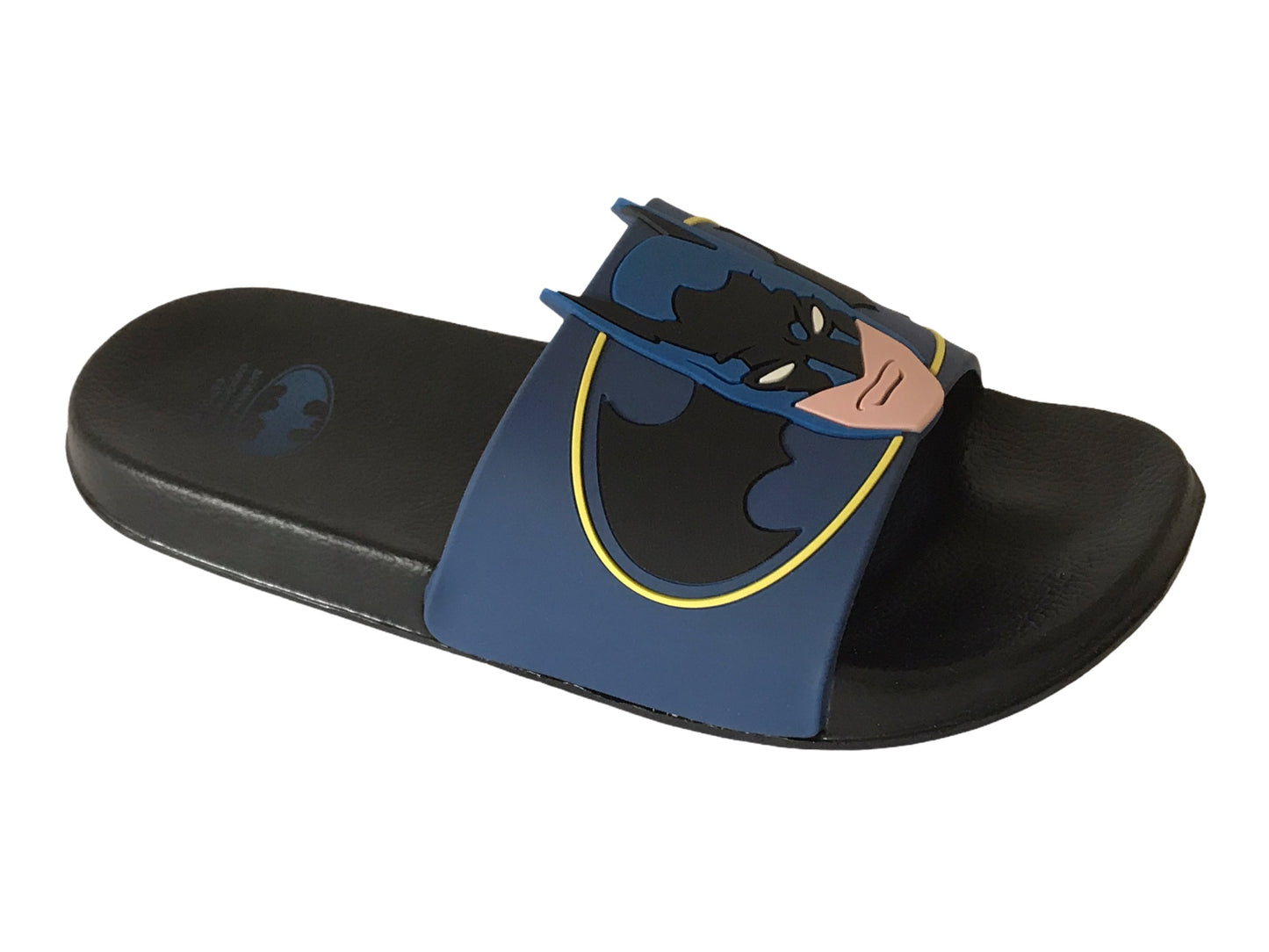 Boys' Batman Kids Flip Flop Beach Sandals Blue & Black