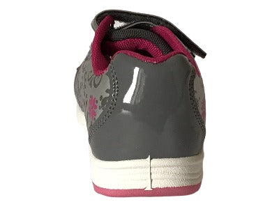 Girls Disney Frozen Anna & Elsa Grey Kids Trainers Shoes