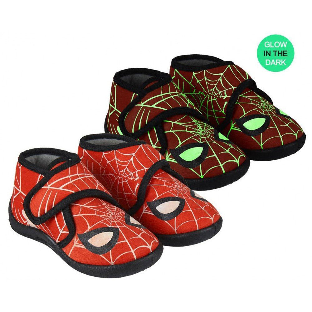 Spiderman Kids House Slippers (Glows in the Dark)