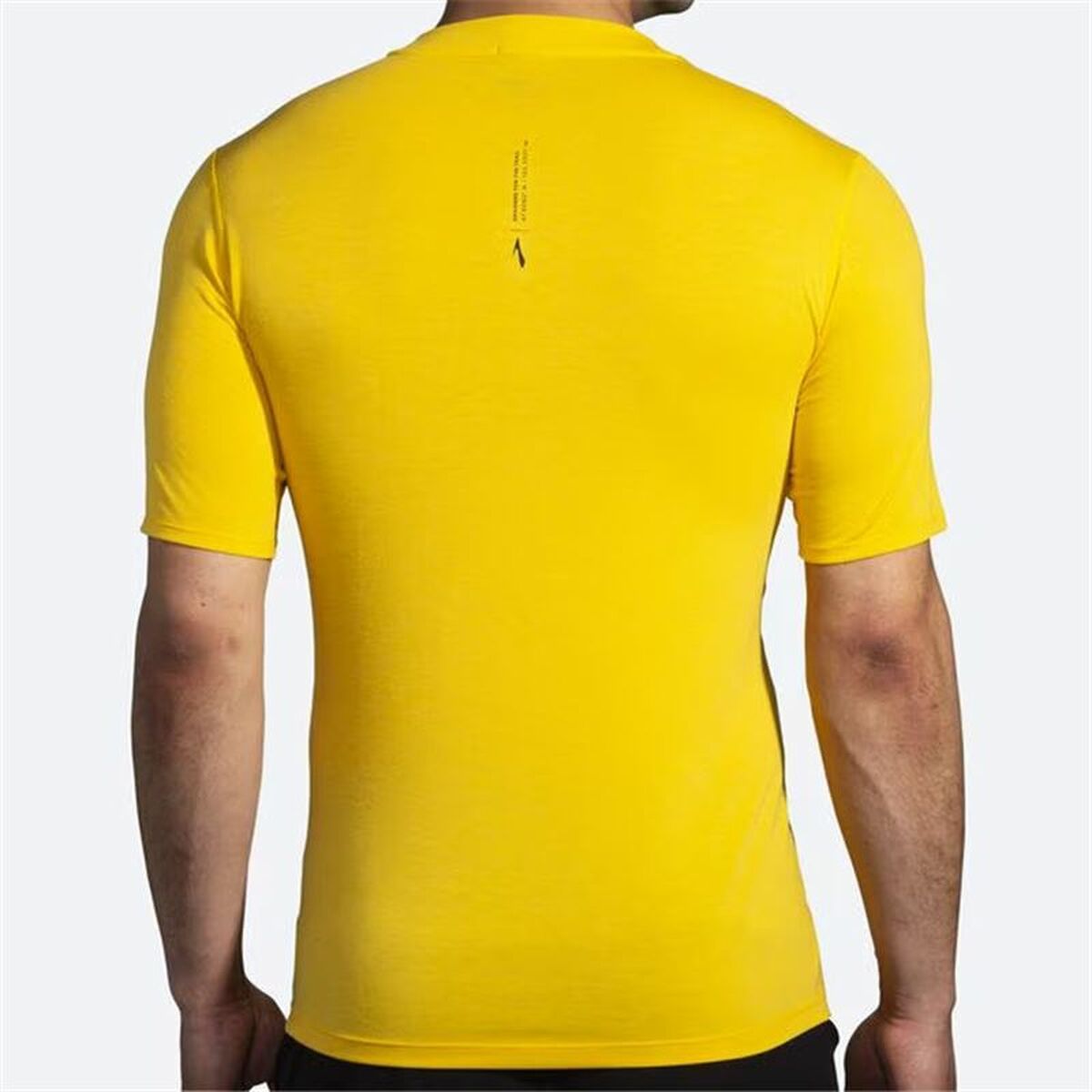 Herren Kurzarm-T-Shirt Brooks High Point Gelb