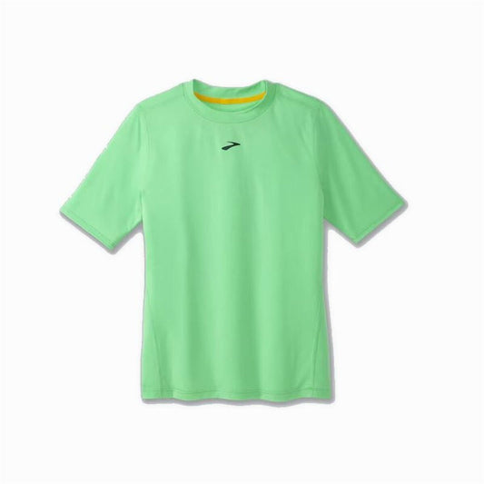 Damen Kurzarm-T-Shirt Brooks High Point grün