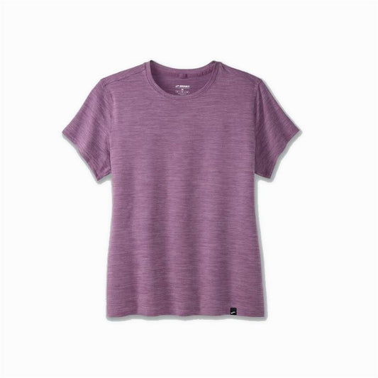 Women’s Short Sleeve T-Shirt Brooks Luxe Lilac