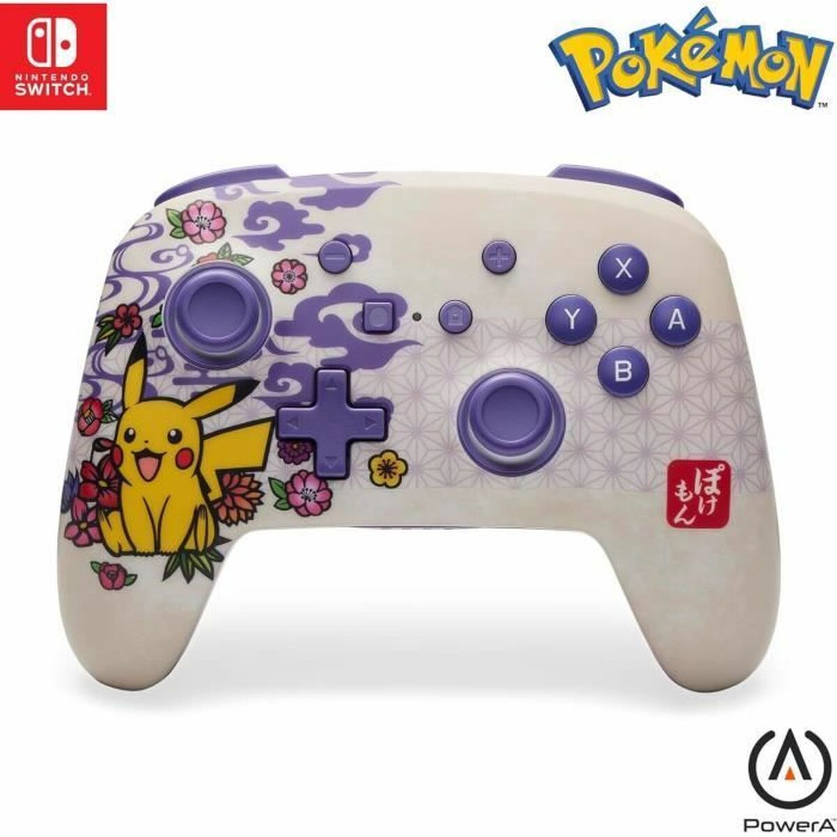 Gaming Control Powera Pikachu-0