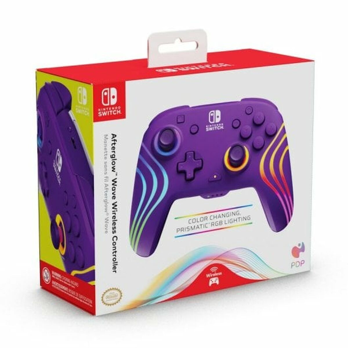 Manette Pro pour Nintendo Switch + Câble USB PDP Violet Nintendo Switch