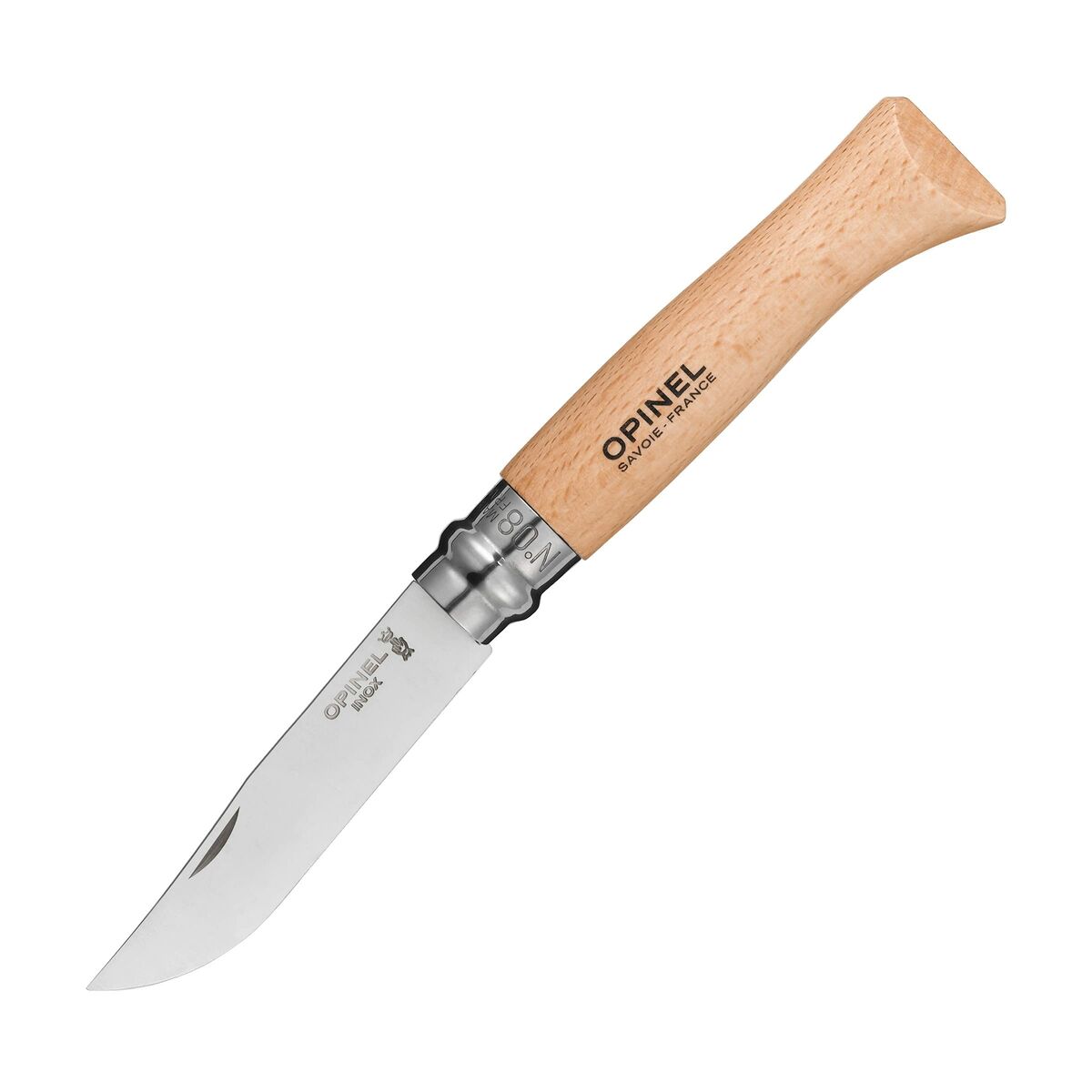 Pocketknife Opinel Nº8 8,5 cm Stainless steel beech wood