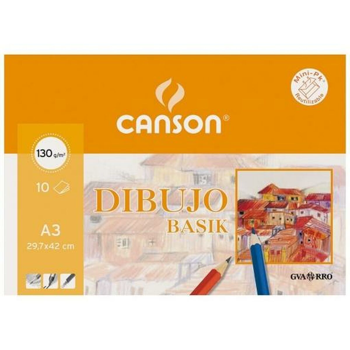 Drawing Pad Canson Basik 10 Sheets (20 Units)