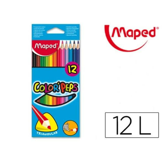 Crayons de couleur Maped 183212FC Multicouleur