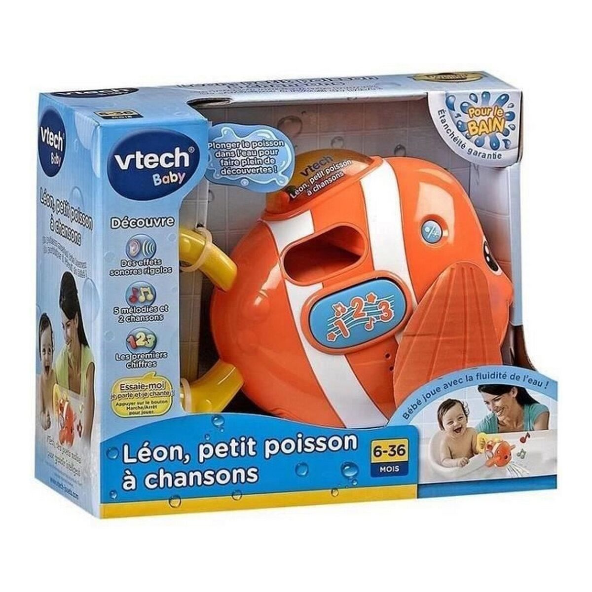 Baby toy Vtech Baby Léon, Petit Poisson à Chanson-2