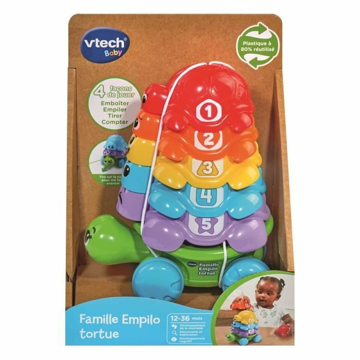 Educational game Vtech Baby Famille Empilo Tortue (FR)-1