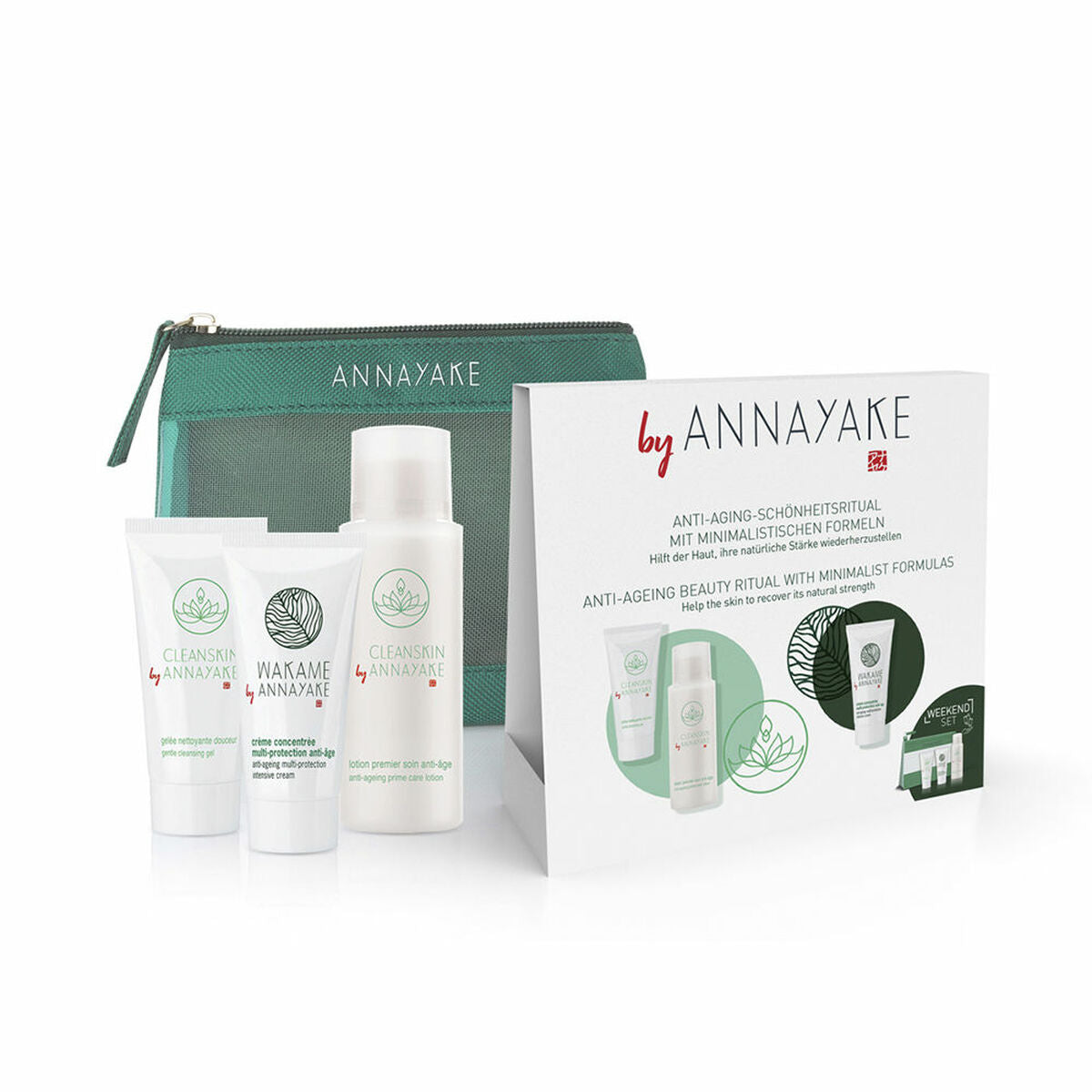 Set de cosmétique unisexe Annayake Wakame 3 Pièces