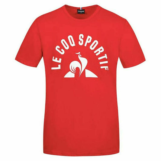 Herren Kurzarm-T-Shirt Le coq sportif 221A385 Rot