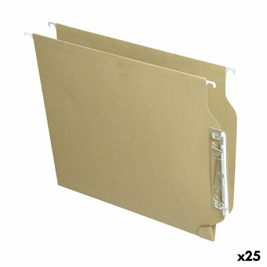 Hanging folder FADE Name label Viewer Transparent Brown A4 Card (25 Units)