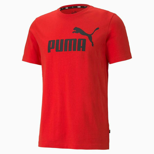 Herren Kurzarm-T-Shirt Puma LOGO TEE 586666 11 Rot