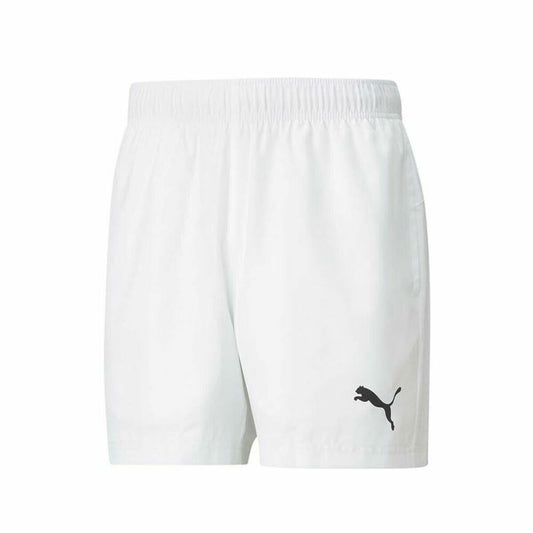 Men's Sports Shorts Puma Active Woven M White