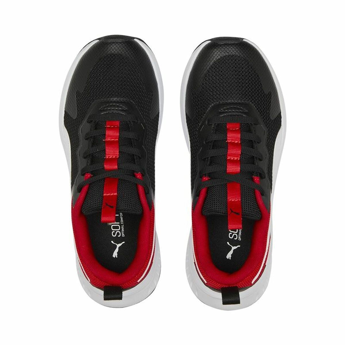 Running Shoes for Kids Puma Evolve Run Mesh Red