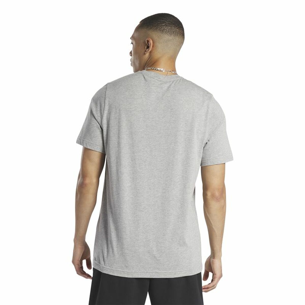 Men’s Short Sleeve T-Shirt Reebok GS Not Spectator Grey