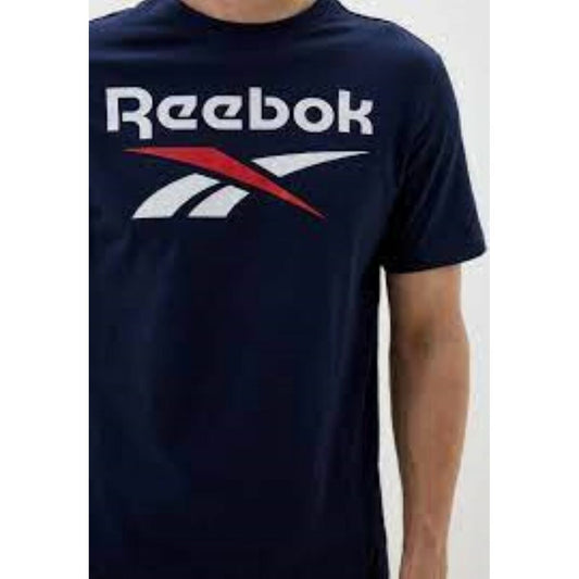Men’s Short Sleeve T-Shirt  IDENTITY SMAL  Reebok 100071176 Navy Blue