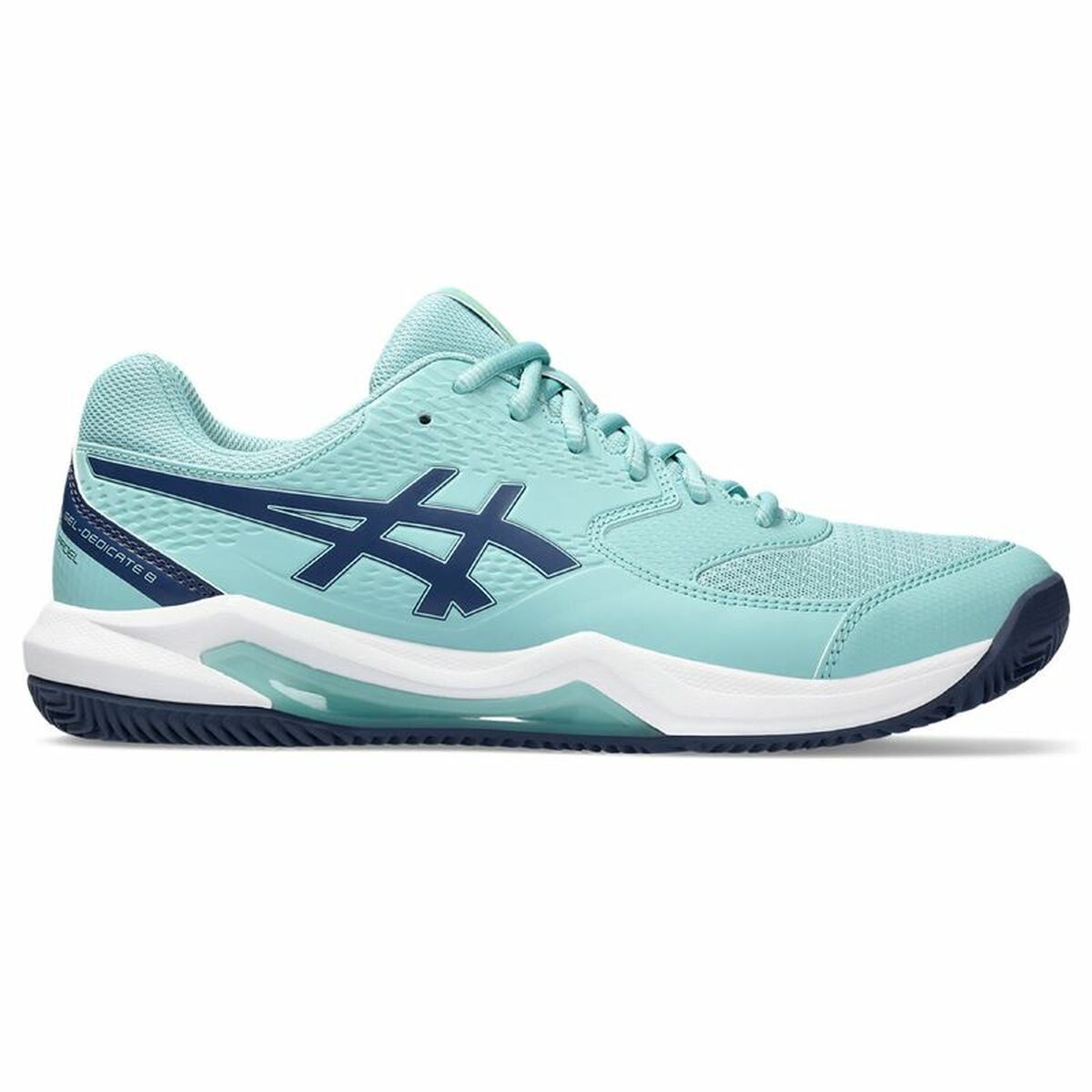 Adult's Padel Trainers Asics Gel-Dedicate 8 Turquoise Light Blue